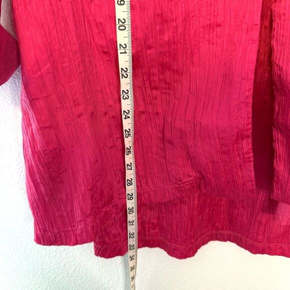 Keren Hart Crinkle Pink Jacket Size Small NWT - Picture 8 of 10